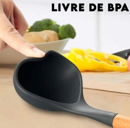 Kit  Utensílios de Silicone 12 Peças